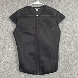 Rufskin Milan Spacer Mesh Zip Up Vest Size M Black Light Airy